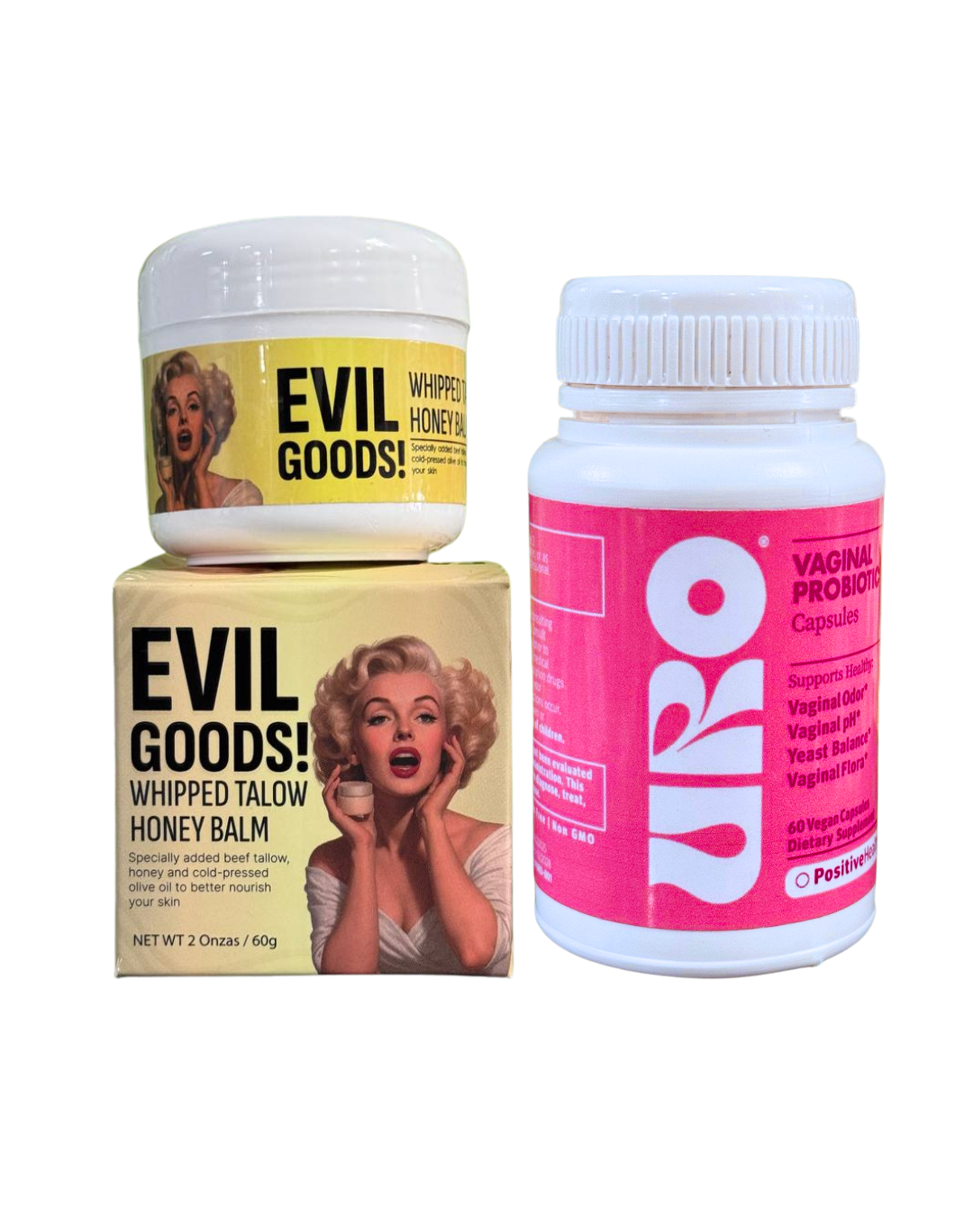 Evil Goods + Peach perfect + CAJA